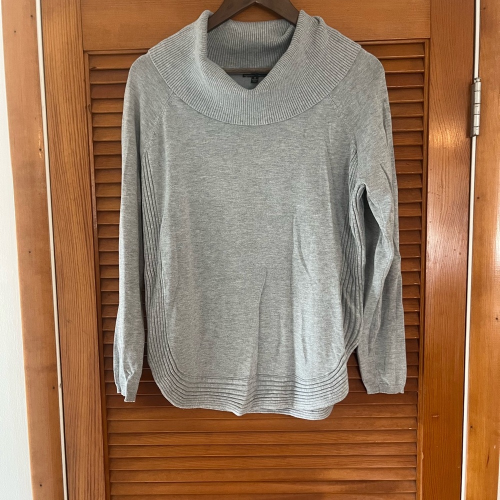 Gray Cowl neck Sweater